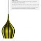 Pendule, Lustre suspendate - Pendul design modern 12cm Vibrant verde
