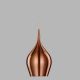Pendule, Lustre suspendate - Pendul design modern 12cm Vibrant cupru