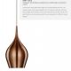 Pendule, Lustre suspendate - Pendul design modern 12cm Vibrant cupru