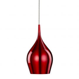 Pendule, Lustre suspendate - Pendul design modern 12cm Vibrant rosu