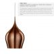 Pendule, Lustre suspendate - Pendul design modern 26cm Vibrant cupru