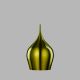 Pendule, Lustre suspendate - Pendul design modern 26cm Vibrant verde