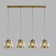 Pendule, Lustre suspendate - Lustra cu 4 pendule design modern Conio