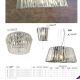 Pendule, Lustre suspendate - Lustra moderna suspendata design elegant Tiara 4L