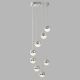 Pendule, Lustre suspendate - Lustra LED design modern 35cm Marbles 8L