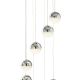 Pendule, Lustre suspendate - Lustra LED design modern 35cm Marbles 8L