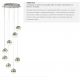 Pendule, Lustre suspendate - Lustra LED design modern 35cm Marbles 8L