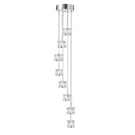 Pendule, Lustre suspendate - Lustra LED design modern Ice Cube H-116cm
