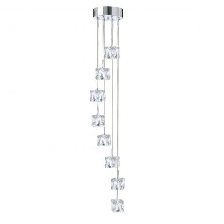 Pendule, Lustre suspendate - Lustra LED design modern Ice Cube H-116cm
