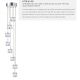 Pendule, Lustre suspendate - Lustra LED design modern Ice Cube H-116cm