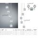 Pendule, Lustre suspendate - Lustra LED design modern Ice Cube H-116cm