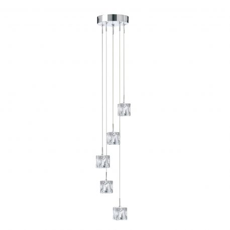 Pendule, Lustre suspendate - Lustra LED design modern Ice Cube H-116cm