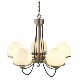 Candelabre, Lustre - Lustra deosebita design vintage 58cm Sphere 5L