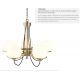 Candelabre, Lustre - Lustra deosebita design vintage 58cm Sphere 5L