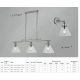Pendule, Lustre suspendate - Lustra suspendata design clasic Pyramid alama antique