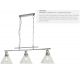 Pendule, Lustre suspendate - Lustra suspendata design clasic Pyramid silver satin