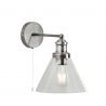 Aplica de perete design clasic Pyramid silver satin