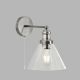 Aplice, corpuri de iluminat pentru pereti - Aplica de perete design clasic Pyramid silver satin