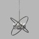 Pendule, Lustre suspendate - Lustra vintage suspendata design traditional Hoopla 6L Pewter