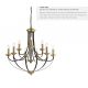 Pendule, Lustre suspendate - Lustra clasica suspendata design traditional Belfry 9L