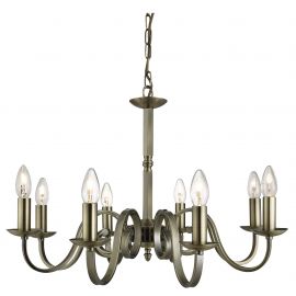 Candelabre, Lustre - Lustra clasica suspendata design traditional Richmond 8L alama antique
