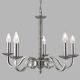 Candelabre, Lustre - Lustra clasica suspendata design traditional Richmond 5L argintiu
