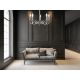 Candelabre, Lustre - Lustra clasica suspendata design traditional Richmond 5L argintiu
