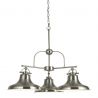 Lustra design industrial Dallas 3L argintiu satin