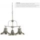 Pendule, Lustre suspendate - Lustra design industrial Dallas 3L argintiu satin