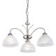 Pendule, Lustre suspendate - Lustra suspendata stil clasic Milanese 3L argintiu