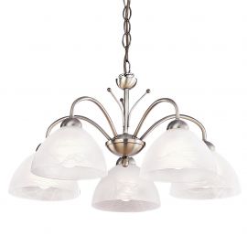 Pendule, Lustre suspendate - Lustra suspendata stil clasic Milanese 5L alama antic
