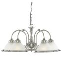Lustra suspendata stil clasic American Diner 5L argintiu 