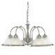 Lustra suspendata stil clasic American Diner 5L argintiu 