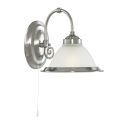 Aplica de perete stil clasic American Diner argintiu 