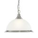 Pendule, Lustre suspendate - Pendul stil clasic American Diner argintiu
