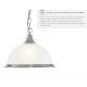 Pendule, Lustre suspendate - Pendul stil clasic American Diner argintiu
