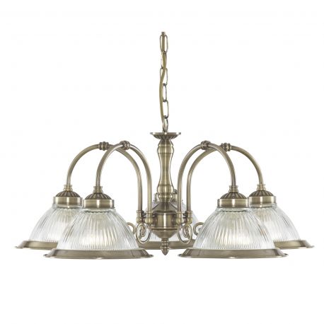 Candelabre, Lustre - Lustra suspendata stil clasic American Diner 5L alama antic