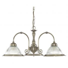 Candelabre, Lustre - Lustra suspendata stil clasic American Diner 3L alama antic