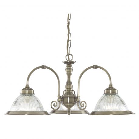 Candelabre, Lustre - Lustra suspendata stil clasic American Diner 3L alama antic
