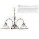Candelabre, Lustre - Lustra suspendata stil clasic American Diner 3L alama antic