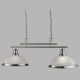Pendule, Lustre suspendate - Lustra suspendata design clasic Bistro 2L argintiu satin