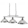 Lustra suspendata design clasic Bistro 3L argintiu satin