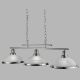 Pendule, Lustre suspendate - Lustra suspendata design clasic Bistro 3L argintiu satin