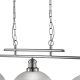 Pendule, Lustre suspendate - Lustra suspendata design clasic Bistro 3L argintiu satin