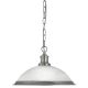 Pendule, Lustre suspendate - Pendul design clasic Bistro argintiu satin