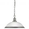 Pendul design clasic Bistro argintiu satin