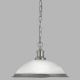 Pendule, Lustre suspendate - Pendul design clasic Bistro argintiu satin