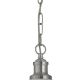 Pendule, Lustre suspendate - Pendul design clasic Bistro argintiu satin