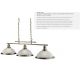 Pendule, Lustre suspendate - Lustra suspendata design clasic Bistro 3L alama antique