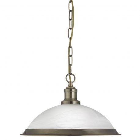 Pendule, Lustre suspendate - Pendul design clasic Bistro alama antique